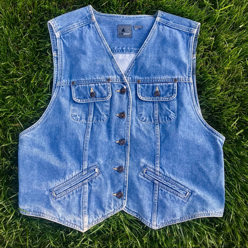 VINTAGE • Women’s Denim Vest • Liz Claiborne